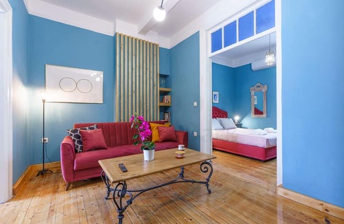 Thessaloniki City Centre Apartment | Luxury Art Deco 1-bed Apartment in Thessaloniki