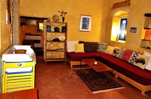 Faistos House | Original, Cretan stone house with a view of the enchanting garden