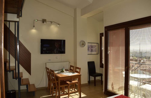 Ano Poli Apartment | Kripis Studio Thessaloniki with Excellent view
