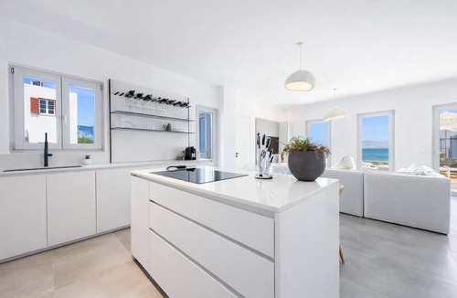 Ampelas Villa | Brand New Private Seafront Villa with Private Pool right on the sea