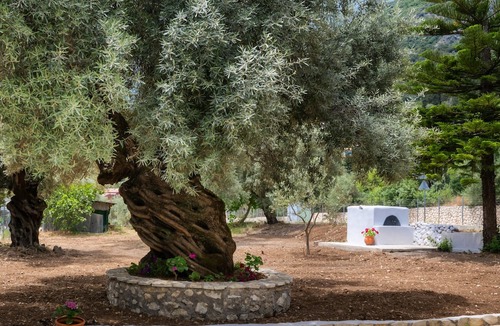 Spanokhorion House | Marina's house Pergiali Lefkada,2-bedroom estate with AC, WiFi, Parking
