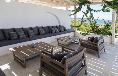 Santa Maria Villa | Lavish Paros Villa | Villa Galazia | 6-Bedrooms | Breathtaking Sea Views | Private Outdoor Pool | Private Furnished Terrace | Peaceful Outdoor Ambiance | Prime Location