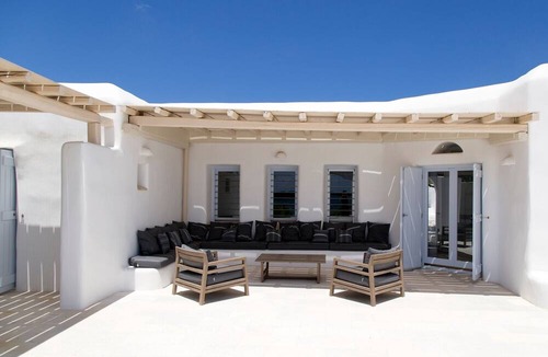 Santa Maria Villa | Lavish Paros Villa | Villa Galazia | 6-Bedrooms | Breathtaking Sea Views | Private Outdoor Pool | Private Furnished Terrace | Peaceful Outdoor Ambiance | Prime Location