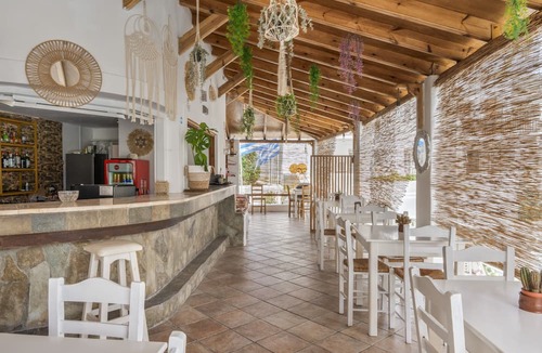 Kalymnos Town Apartment | Apartment 'Double Room No 1' with Mountain View, Wi-Fi and Air Conditioning