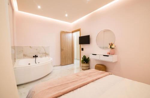 Stavroupoli Apartment | Almond Jacuzzi Suites - Private Indoor Jacuzzi - Self Check-In - Free & Easy Street Parking