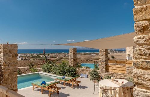 Naxos Apartment | Naxos near Kastraki beach house with sea view and pool