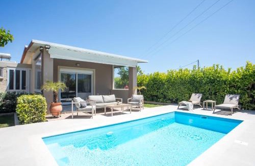 Petaloudes House | Sea Breeze & Nature villa, with heated pool and garden retreat
