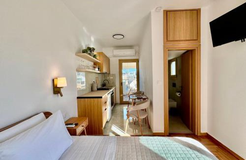 Agios Panteleimonas Apartment | Rooftop Oasis - Design Studio with Acropolis View