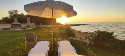 Pigianos Kampos Apartment | Aqua Luna Bay - Romantic Beachfront Suite & Garden