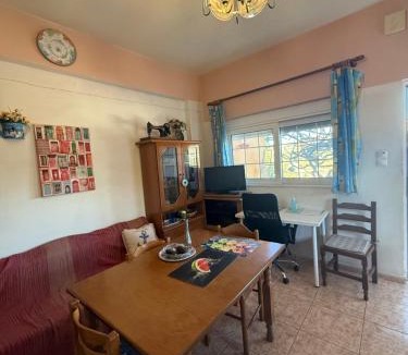 Kato Stalos Apartment | Modern 1-bedroom with BBQ & Roof Garden near Beach