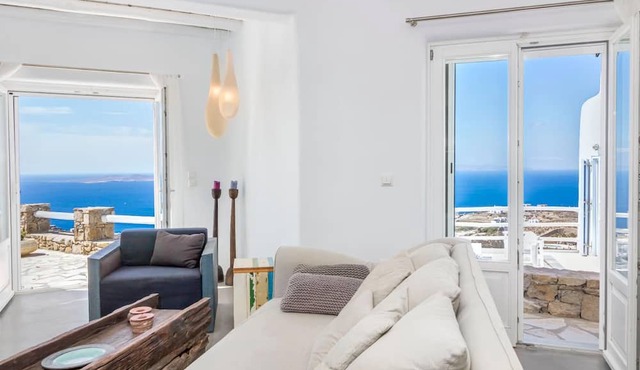 Holiday villa "Aquata" with hot tub in Mykonos (Stadt)