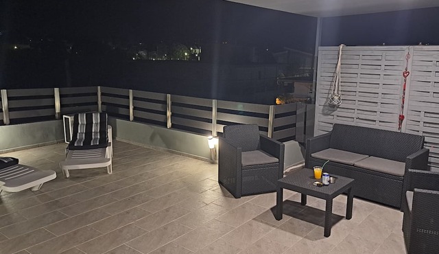 Apartment 40 m2 with a big veranda and beautiful view to Filerimos in Rhodes
