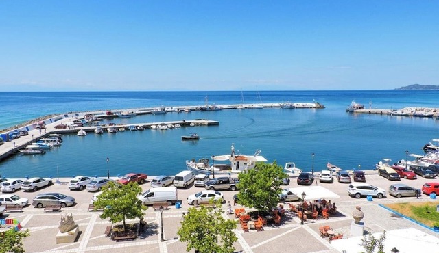 Design Villa in Haldiki met Prive Zwembad en Prachtig Uitzicht op zee in Nea Skioni