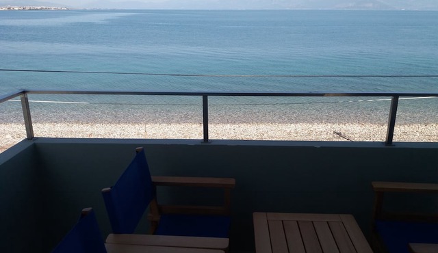 Stavento beach front suites in Aigialeia