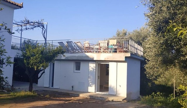 Homerez - Big house for 10 ppl. with sea view, terrace and balcony at Kakovatos in Kakovatos