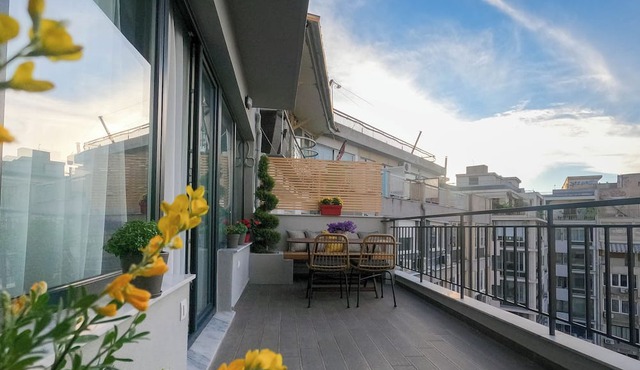 Luxury 80m2 apartment with balcony downtown Thessaloniki in Thessaloniki