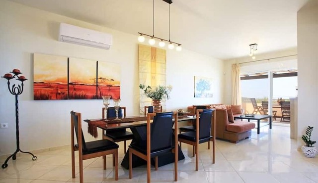 Villa Pelagos View, Privite pool, 4 Bedroom, Quite Place in Crete