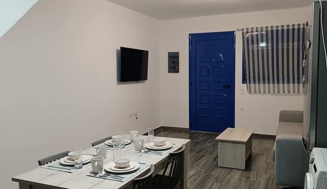 Haraki Blue Houses in Rhodes