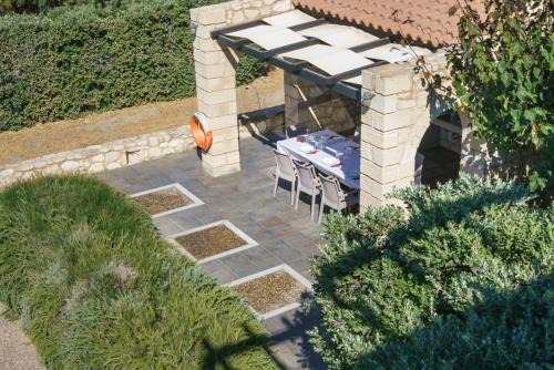 Stone Built Private villa Emerald with pool, 30m to Beach & BBQ! in Rapanianá