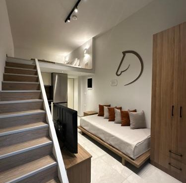 Modern Lofts in Archangelos Rhodes with Parking - Equus - 3 Guests in Archangelos