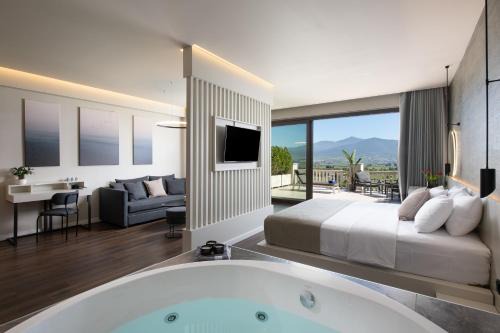 Heaven Hotel Thessaloniki Airport in Néon Rýsion