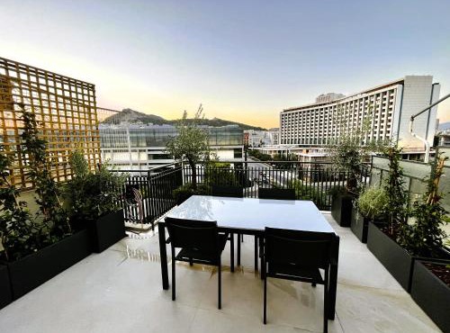 Athena Blue Lux Apartments 2BR 2BA with City Skyline View, near Kolonaki in Athens